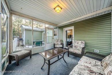 Do not miss this turnkey, fully furnished, and STR-ready in on Pocono Farms Country Club in Pennsylvania - for sale on GolfHomes.com, golf home, golf lot