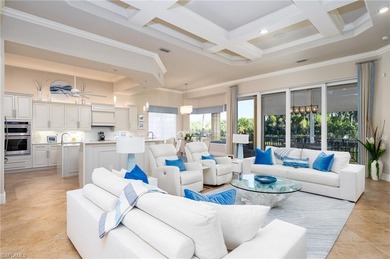 Discover elevated coastal living in this stunning second-floor on Miromar Lakes Golf Club in Florida - for sale on GolfHomes.com, golf home, golf lot