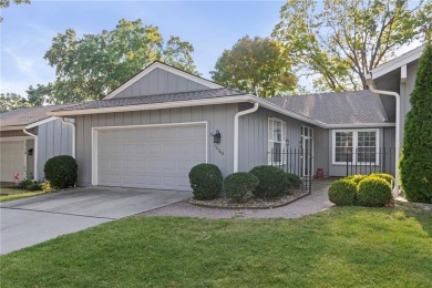 Welcome to this inviting ranch-style, single-level townhome with on Leawood South Country Club in Kansas - for sale on GolfHomes.com, golf home, golf lot