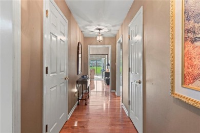 Welcome to this inviting ranch-style, single-level townhome with on Leawood South Country Club in Kansas - for sale on GolfHomes.com, golf home, golf lot