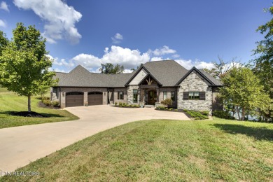 Discover timeless elegance in this custom-built Old on Wind River Golf Course in Tennessee - for sale on GolfHomes.com, golf home, golf lot