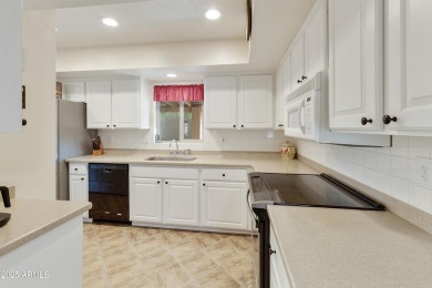 Beautifully updated Gila floor plan on a premium corner lot in on Sun Lakes Country Club in Arizona - for sale on GolfHomes.com, golf home, golf lot