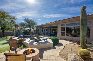 Hacienda-style living at its best! This stunning Legend Trail on Legend Trail Golf Club in Arizona - for sale on GolfHomes.com, golf home, golf lot