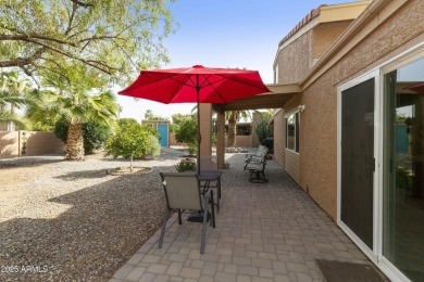 Beautifully updated Gila floor plan on a premium corner lot in on Sun Lakes Country Club in Arizona - for sale on GolfHomes.com, golf home, golf lot