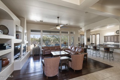 Hacienda-style living at its best! This stunning Legend Trail on Legend Trail Golf Club in Arizona - for sale on GolfHomes.com, golf home, golf lot