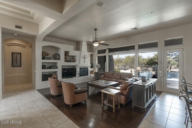 Hacienda-style living at its best! This stunning Legend Trail on Legend Trail Golf Club in Arizona - for sale on GolfHomes.com, golf home, golf lot