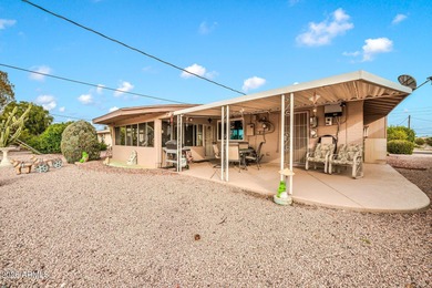 Welcome to golf course living in Sun City, perfectly positioned on Sun City South Golf Course in Arizona - for sale on GolfHomes.com, golf home, golf lot