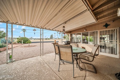 Welcome to golf course living in Sun City, perfectly positioned on Sun City South Golf Course in Arizona - for sale on GolfHomes.com, golf home, golf lot