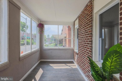 This charming end-of-row townhouse, built in 1924, seamlessly on Clifton Park Golf Course in Maryland - for sale on GolfHomes.com, golf home, golf lot
