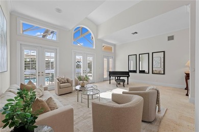 Experience timeless elegance and panoramic water views at 780 on Bentley Village Golf Course in Florida - for sale on GolfHomes.com, golf home, golf lot