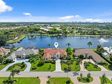 Experience timeless elegance and panoramic water views at 780 on Bentley Village Golf Course in Florida - for sale on GolfHomes.com, golf home, golf lot
