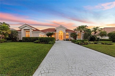 Experience timeless elegance and panoramic water views at 780 on Bentley Village Golf Course in Florida - for sale on GolfHomes.com, golf home, golf lot