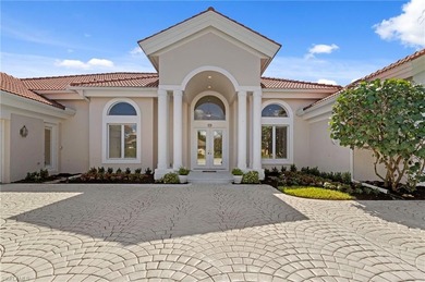 Experience timeless elegance and panoramic water views at 780 on Bentley Village Golf Course in Florida - for sale on GolfHomes.com, golf home, golf lot