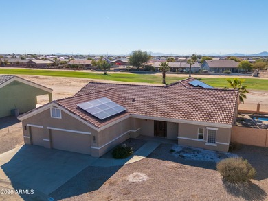 Stunning 3-bedroom home with a 3-car garage perfectly positioned on Arizona City Golf Club in Arizona - for sale on GolfHomes.com, golf home, golf lot