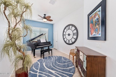 Discover modern desert living in this stunning 2 bedroom, 2.5 on Canoa Ranch Golf Club in Arizona - for sale on GolfHomes.com, golf home, golf lot