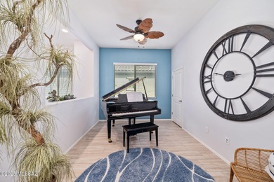 Discover modern desert living in this stunning 2 bedroom, 2.5 on Canoa Ranch Golf Club in Arizona - for sale on GolfHomes.com, golf home, golf lot