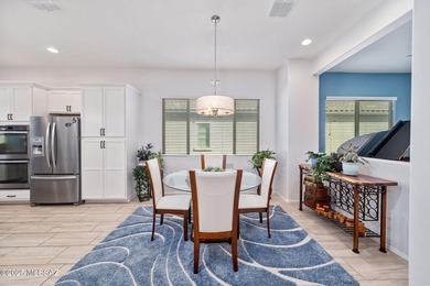 Discover modern desert living in this stunning 2 bedroom, 2.5 on Canoa Ranch Golf Club in Arizona - for sale on GolfHomes.com, golf home, golf lot