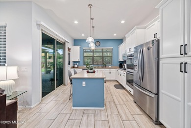 Discover modern desert living in this stunning 2 bedroom, 2.5 on Canoa Ranch Golf Club in Arizona - for sale on GolfHomes.com, golf home, golf lot