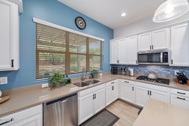 Discover modern desert living in this stunning 2 bedroom, 2.5 on Canoa Ranch Golf Club in Arizona - for sale on GolfHomes.com, golf home, golf lot