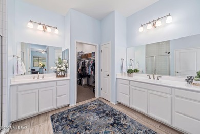 Discover modern desert living in this stunning 2 bedroom, 2.5 on Canoa Ranch Golf Club in Arizona - for sale on GolfHomes.com, golf home, golf lot