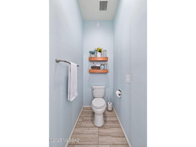 Discover modern desert living in this stunning 2 bedroom, 2.5 on Canoa Ranch Golf Club in Arizona - for sale on GolfHomes.com, golf home, golf lot