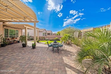 Discover modern desert living in this stunning 2 bedroom, 2.5 on Canoa Ranch Golf Club in Arizona - for sale on GolfHomes.com, golf home, golf lot