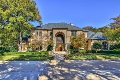 Custom built traditional home by Fred Parker in the guarded and on Mira Vista Country Club in Texas - for sale on GolfHomes.com, golf home, golf lot
