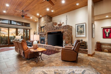 Experience refined ranch-style living in this 3,746 sq ft custom on Talking Rock Golf Club in Arizona - for sale on GolfHomes.com, golf home, golf lot