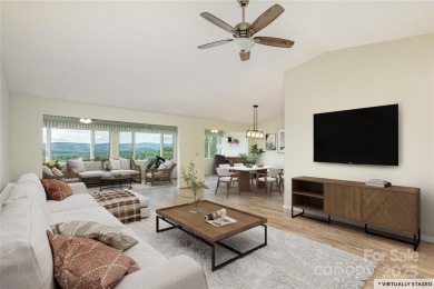 Million Dollar Views and morning sunrises from behind the on Hendersonville Country Club in North Carolina - for sale on GolfHomes.com, golf home, golf lot