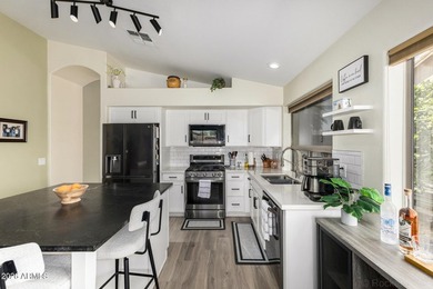 Heated pool + spa, $60K+ in upgrades, and located in the on The Duke At Rancho El Dorado Golf Course in Arizona - for sale on GolfHomes.com, golf home, golf lot