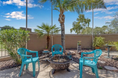 This single level home in The Villages at Queen Creek sits on a on Las Colinas Golf Club in Arizona - for sale on GolfHomes.com, golf home, golf lot
