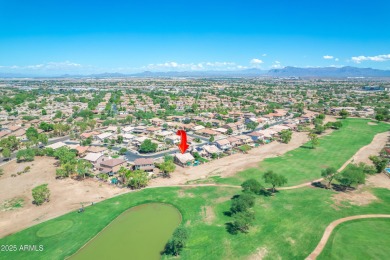 This single level home in The Villages at Queen Creek sits on a on Las Colinas Golf Club in Arizona - for sale on GolfHomes.com, golf home, golf lot