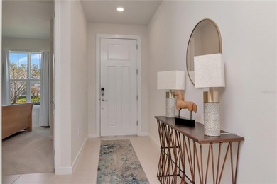 2021 BUILT POOL HOME with POND VIEWS, HURRICANE IMPACT WINDOWS on Silverado Golf and Country Club in Florida - for sale on GolfHomes.com, golf home, golf lot