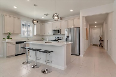 2021 BUILT POOL HOME with POND VIEWS, HURRICANE IMPACT WINDOWS on Silverado Golf and Country Club in Florida - for sale on GolfHomes.com, golf home, golf lot