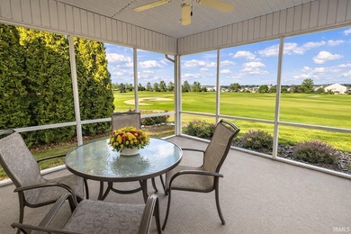 Tucked along the #8 fairway in Cherry Hill, this inviting villa on Cherry Hill Golf Club in Indiana - for sale on GolfHomes.com, golf home, golf lot