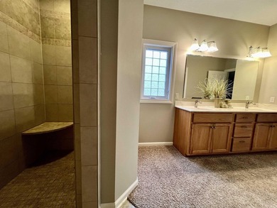 Tucked along the #8 fairway in Cherry Hill, this inviting villa on Cherry Hill Golf Club in Indiana - for sale on GolfHomes.com, golf home, golf lot