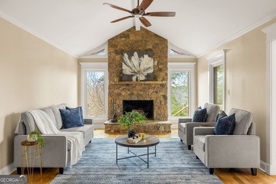 Move-in ready and completely renovated, this 3-bedroom, 2-bath on Chattahoochee Golf Course in Georgia - for sale on GolfHomes.com, golf home, golf lot