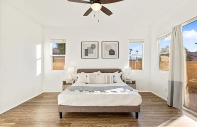 Nestled within the esteemed Indian Palms Country Club, this on Indian Palms Country Club and Resort in California - for sale on GolfHomes.com, golf home, golf lot