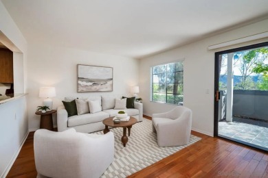 Charming ground-floor condo in Rancho Bernardo, freshly painted on Oaks North Golf Course in California - for sale on GolfHomes.com, golf home, golf lot