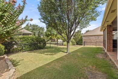 GOLF COURSE VIEW - ACROSS FROM #14 GREEN, BRICK & STONE EXTERIOR on Heritage Ranch Golf and Country Club in Texas - for sale on GolfHomes.com, golf home, golf lot