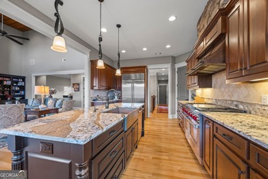 Experience refined living in this exceptional 4,630 sq ft on Currahee Golf Club in Georgia - for sale on GolfHomes.com, golf home, golf lot