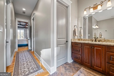 Experience refined living in this exceptional 4,630 sq ft on Currahee Golf Club in Georgia - for sale on GolfHomes.com, golf home, golf lot