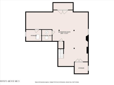 This warm and inviting 3-bedroom, 2.5-bath home sits in a on Forsgate Country Club in New Jersey - for sale on GolfHomes.com, golf home, golf lot