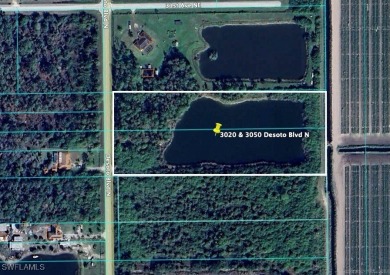 Build your dream home on this 6+ acre lot with your own 3+ acre on The Club At Twin Eagles in Florida - for sale on GolfHomes.com, golf home, golf lot