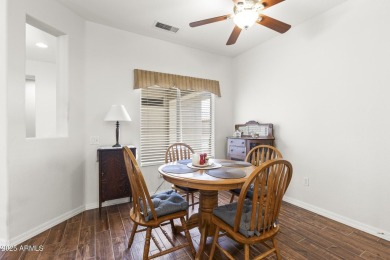 Discover this fully furnished Sun City Grand home in a quiet on Sun City Grand Golf Couse and Club in Arizona - for sale on GolfHomes.com, golf home, golf lot