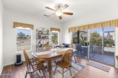 Discover this fully furnished Sun City Grand home in a quiet on Sun City Grand Golf Couse and Club in Arizona - for sale on GolfHomes.com, golf home, golf lot