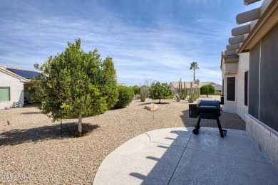 Discover this fully furnished Sun City Grand home in a quiet on Sun City Grand Golf Couse and Club in Arizona - for sale on GolfHomes.com, golf home, golf lot
