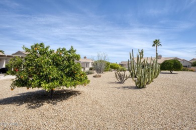 Discover this fully furnished Sun City Grand home in a quiet on Sun City Grand Golf Couse and Club in Arizona - for sale on GolfHomes.com, golf home, golf lot