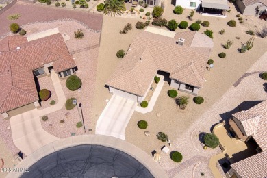 Discover this fully furnished Sun City Grand home in a quiet on Sun City Grand Golf Couse and Club in Arizona - for sale on GolfHomes.com, golf home, golf lot