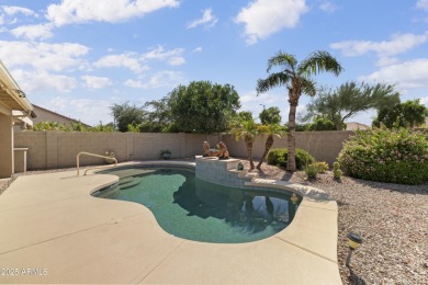 Beautiful home with a casita, courtyard & pool located in the on Tuscany Falls At Pebble Creek in Arizona - for sale on GolfHomes.com, golf home, golf lot